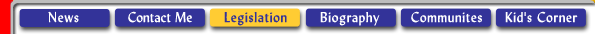 Menu tabs for the main headings.